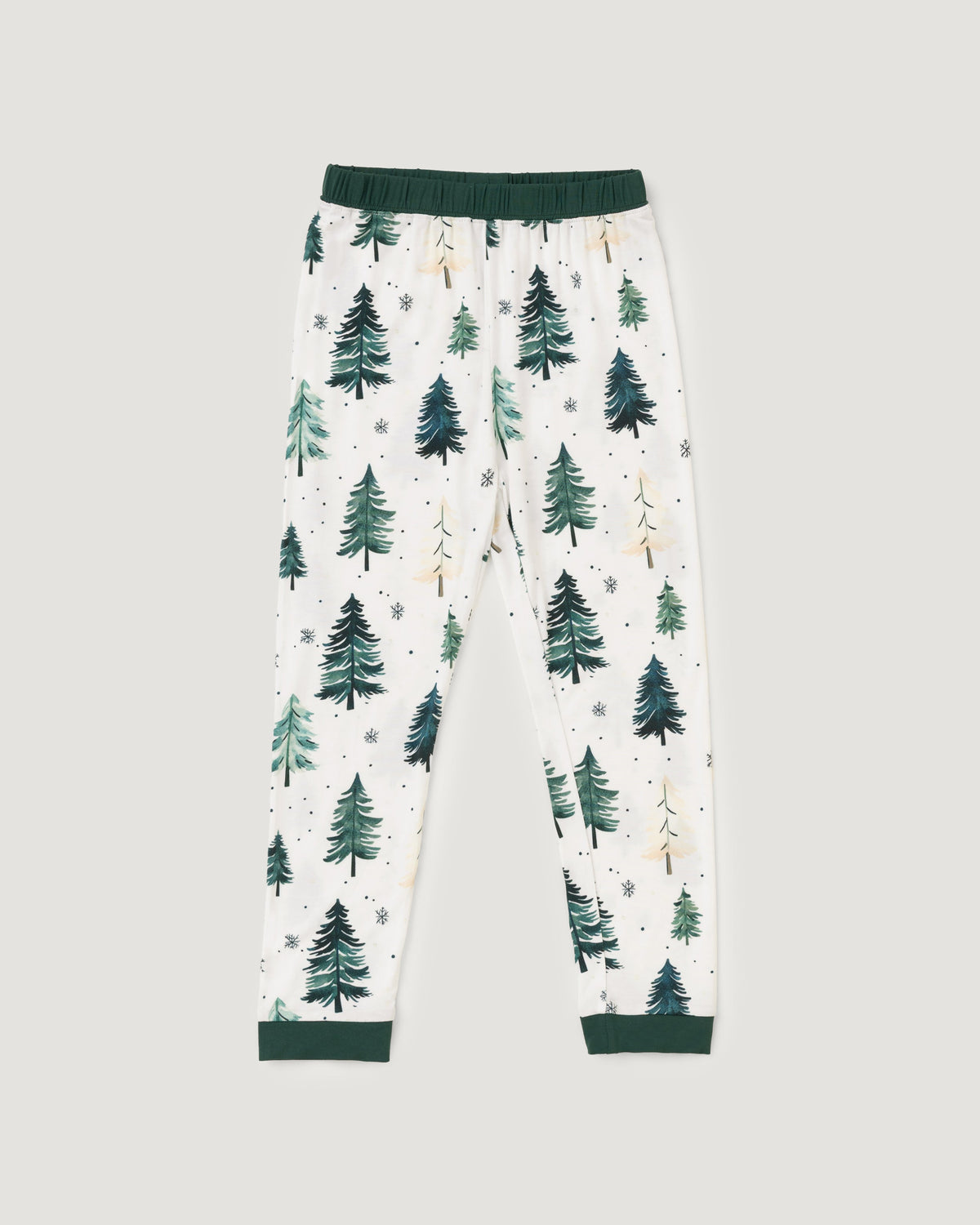 Kids Bamboo Pyjamas | Winter Pine Print