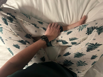 Women's Bamboo Pyjama Set | Winter Pine Print
